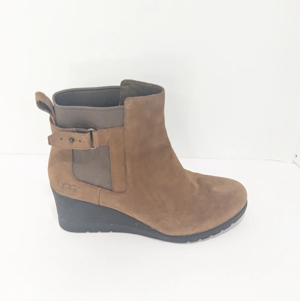 UGG Indra Waterproof Suede Boots